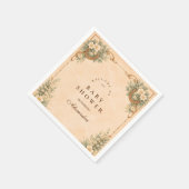 Western Desert Horseshoe Baby Shower Servet (Hoek)