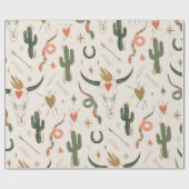 Western Desert Love Wrapping Paper Cadeaupapier (Vlak)