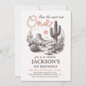 Western Desert Rodeo 1e verjaardag Kaart (Voorkant)