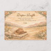 Western Desert Saddle Luier Raffle  Informatiekaartje (Voorkant)