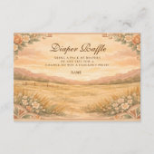 Western Desert Wildflower Diapper Raffle  Informatiekaartje (Voorkant)