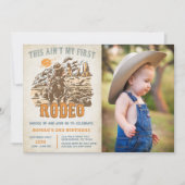 Western Dit is niet mijn eerste Rodeo 2e Verjaarda Kaart (Voorkant)