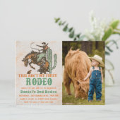 Western Dit is niet mijn eerste Rodeo 2e Verjaarda Kaart (Staand voorkant)