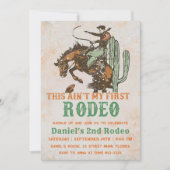 Western Dit is niet mijn eerste rodeo 2e verjaarda Kaart (Voorkant)