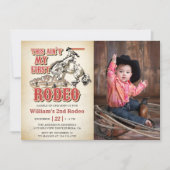 Western Dit is niet mijn eerste Rodeo 2e Verjaarda Kaart (Voorkant)