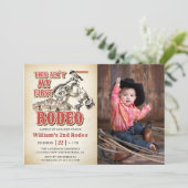 Western Dit is niet mijn eerste Rodeo 2e Verjaarda Kaart (Staand voorkant)