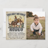 Western Dit is niet mijn eerste Rodeo Verjaardagsf Kaart (Voorkant)