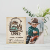 Western Dit is niet mijn eerste Rodeo Verjaardagsf Kaart (Staand voorkant)