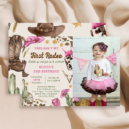 Western Dit is niet mijn eerste Rodeo Verjaardagsf Kaart