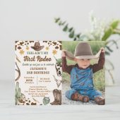 Western Dit is niet mijn eerste Rodeo Verjaardagsf Kaart (Staand voorkant)