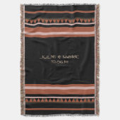 Western driehoekspatroon deken (Voorkant Verticaal)