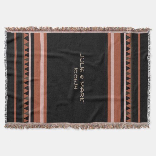 Western driehoekspatroon deken (Voorkant)