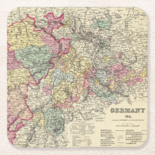 Western Duitsland 2 Kartonnen Onderzetters