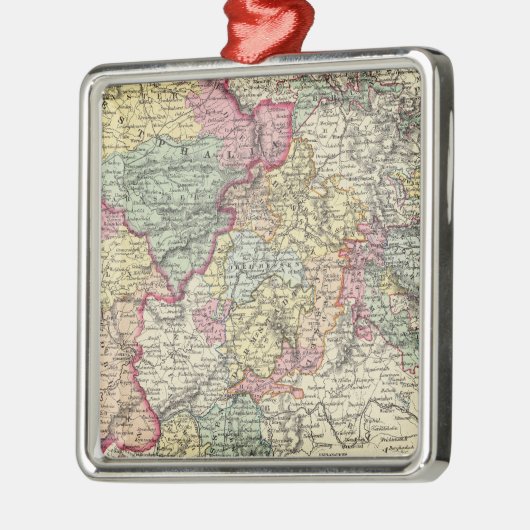 Western Duitsland 2 Metalen Ornament (Links)