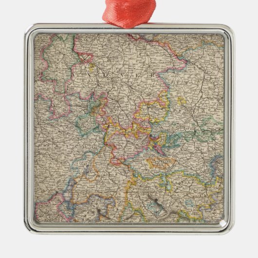 Western Duitsland Metalen Ornament (Voorkant)