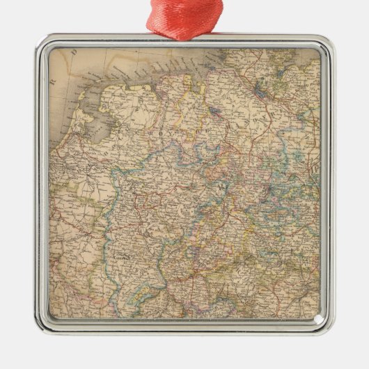 Western Duitsland Metalen Ornament (Voorkant)