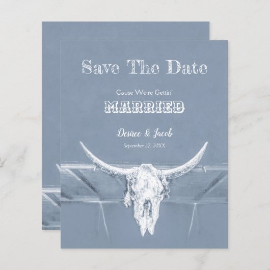 Western, dun, blauw, roestvrij, budget (Voorkant / Achterkant)