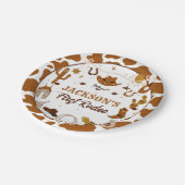 Western Eerste Rodeo 1e Verjaardag Papieren Bordje (Gekanteld)