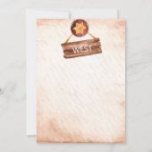 Western Eerste Rodeo Wild West Cowboy 1e Verjaarda Kaart (Achterkant)