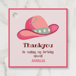 Western Eerste Rodeo Wild West Cowgirl 1e Verjaard Bedankjes Labels