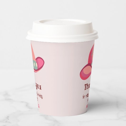 Western Eerste Rodeo Wild West Cowgirl 1e Verjaard Papieren Bekers (Links)