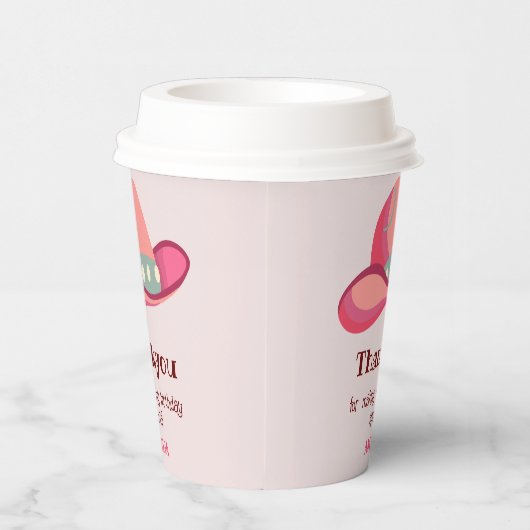 Western Eerste Rodeo Wild West Cowgirl 1e Verjaard Papieren Bekers (Rechts)