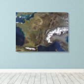 Western Europa Canvas Afdruk (Insitu (Houten vloer))