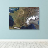 Western Europa Canvas Afdruk (Insitu (Houten vloer))