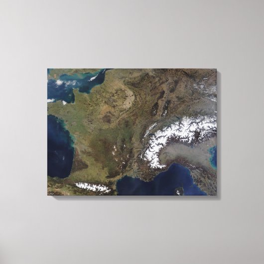 Western Europa Canvas Afdruk (Voorkant)