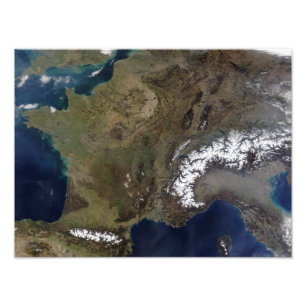 Western Europa Foto Afdruk