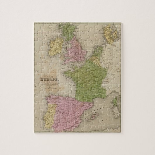 Western Europa Legpuzzel (Verticaal)