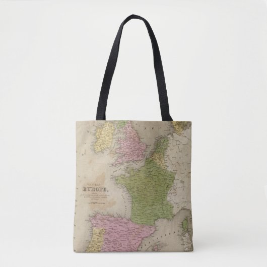 Western Europa Tote Bag (Voorkant)