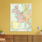 Western Europe Communications Canvas Afdruk (Insitu (Woonkamer))