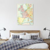 Western Europe Communications Canvas Afdruk (Insitu (Slaapkamer))