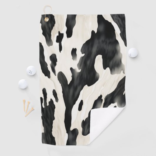 Western Farm Animal Cow Country Golfhanddoek (Insitu)