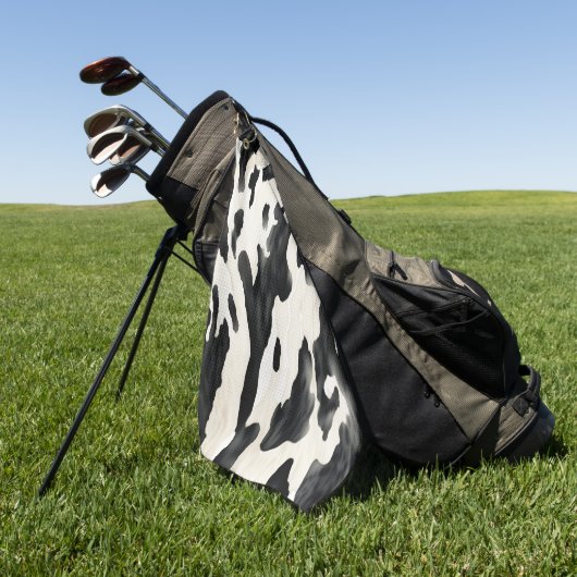 Western Farm Animal Cow Country Golfhanddoek (Groen)