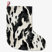 Western Farm Animal Cow Country   Grote Kerstsok (Voorkant)