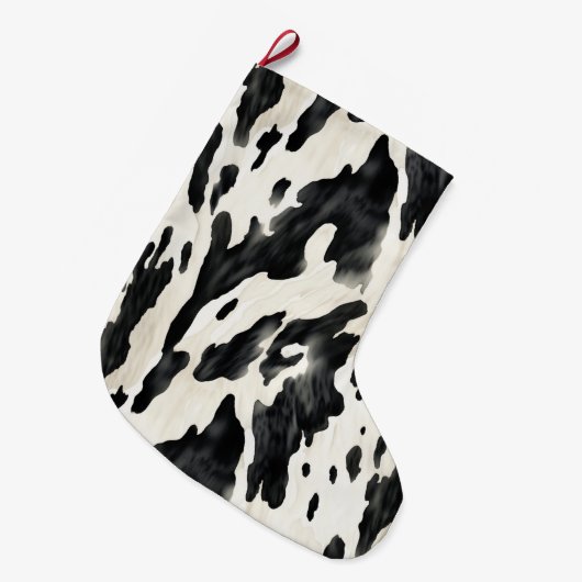 Western Farm Animal Cow Country   Grote Kerstsok (Voorkant (Hangend))