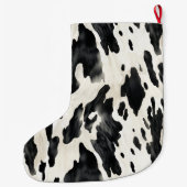 Western Farm Animal Cow Country   Grote Kerstsok (Achterkant)