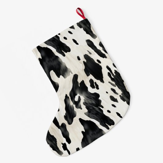 Western Farm Animal Cow Country   Grote Kerstsok (Achterkant (Hangend))