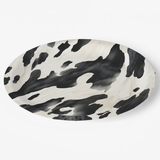 Western Farm Animal Cow Country Papieren Bordje (Gekanteld)