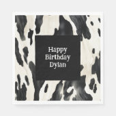 Western Farm Animal Cow Servet (Voorkant)