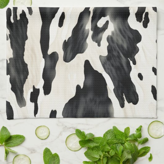 Western Farm Animal Cow Theedoek (Gevouwen)