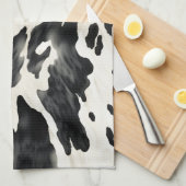 Western Farm Animal Cow Theedoek (Quarter Fold)