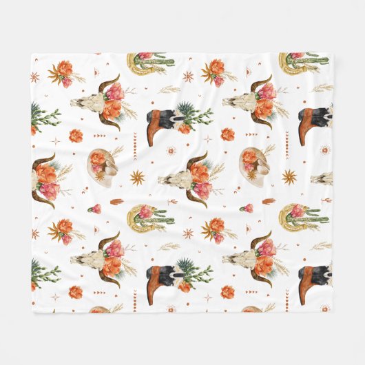 Western Fleece Deken (Voorkant (Horizontaal))