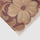 western floranje met bruin beige cowgirl tissuepapier (Detail)