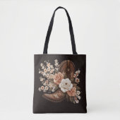Western-Flowers met een Cowboy Boot Tote Bag (Voorkant)