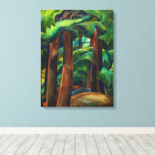 Western Forest, 1931 by Emily Carr Canvas Afdruk (Insitu (Houten vloer))