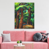 Western Forest, 1931 by Emily Carr Canvas Afdruk (Insitu (Woonkamer))