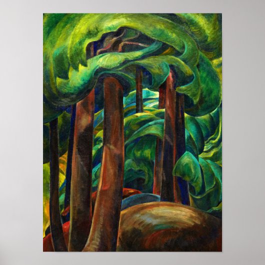 Western Forest, 1931 by Emily Carr Poster (Voorkant)